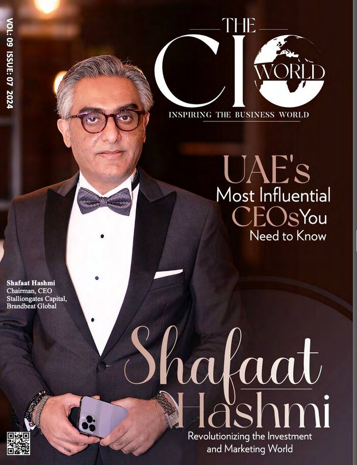 The CIO World magazine cover featuring Shafaat Hashmi